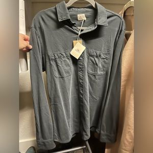 Men’s faherty seasons knit shirt, nwt